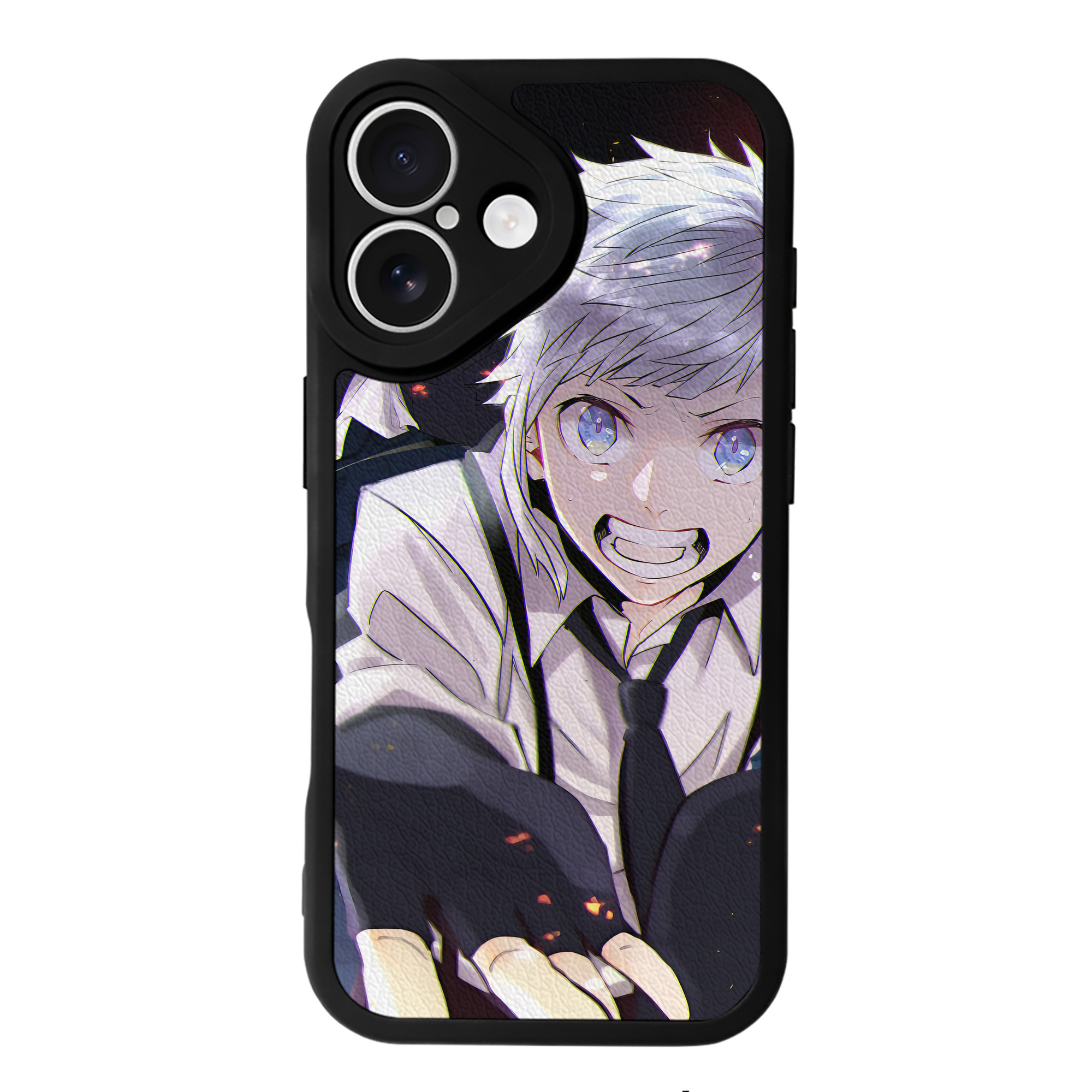 （画像用） 文豪ストレイドッグス Bungo Stray Dogs 【iPhone 16シリーズ対応】シリコンスマホケース（レザー調） 材質：シリコン